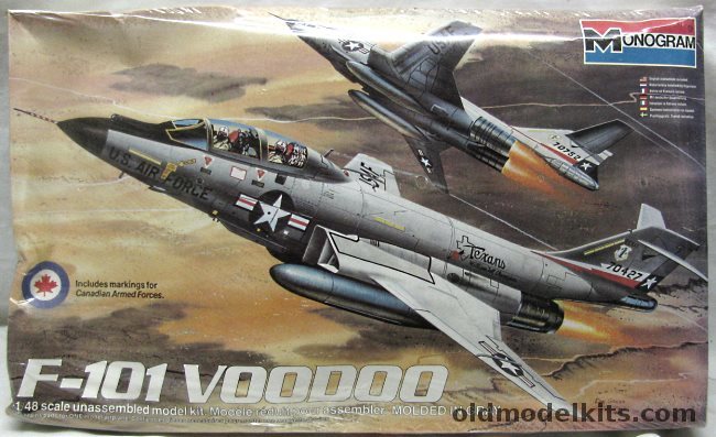 Monogram 1/48 F-101B  Voodoo - Canada RCAF or USAF, 5811 plastic model kit